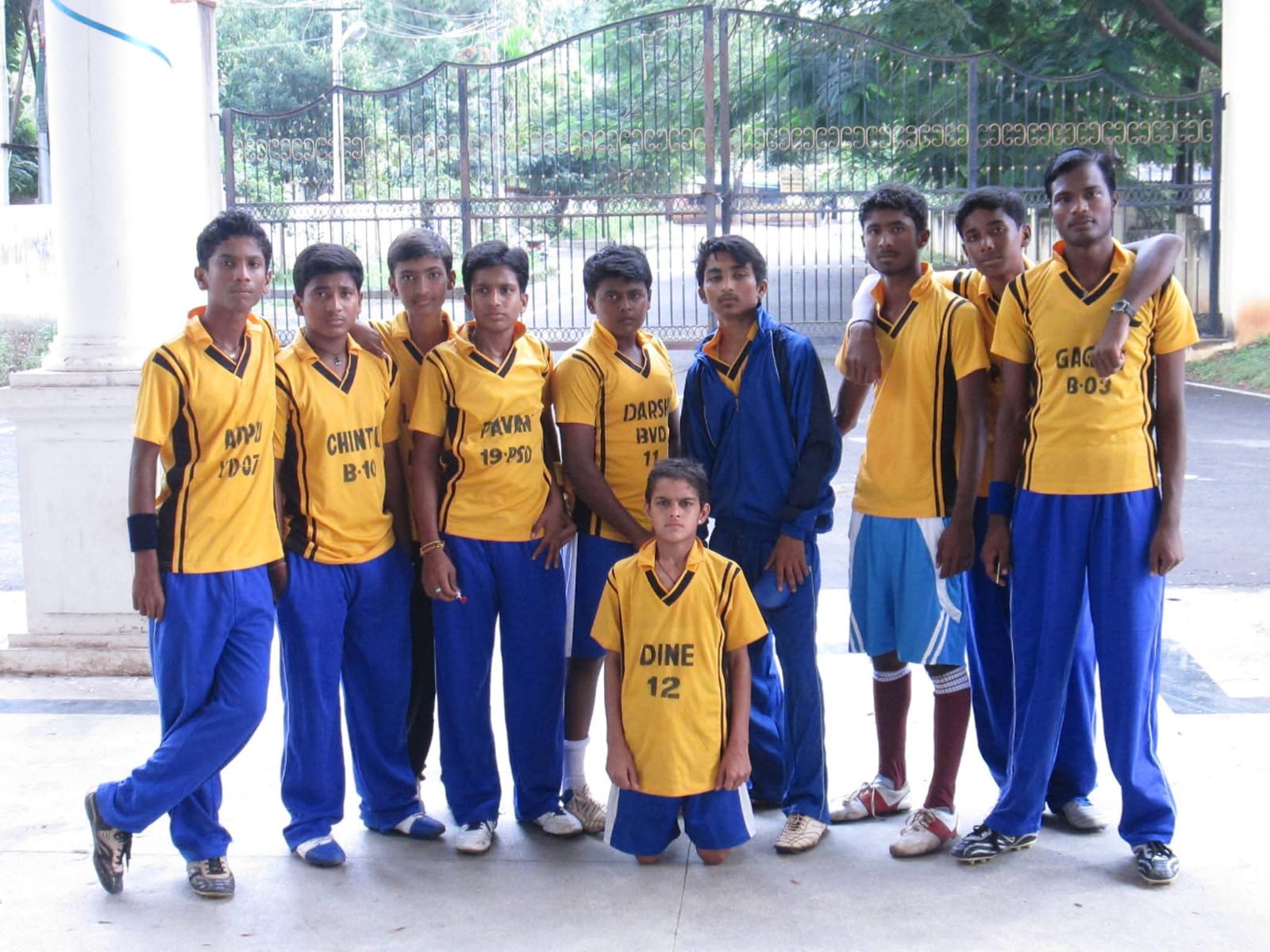 St. Anne's sports team at an inter-college meet